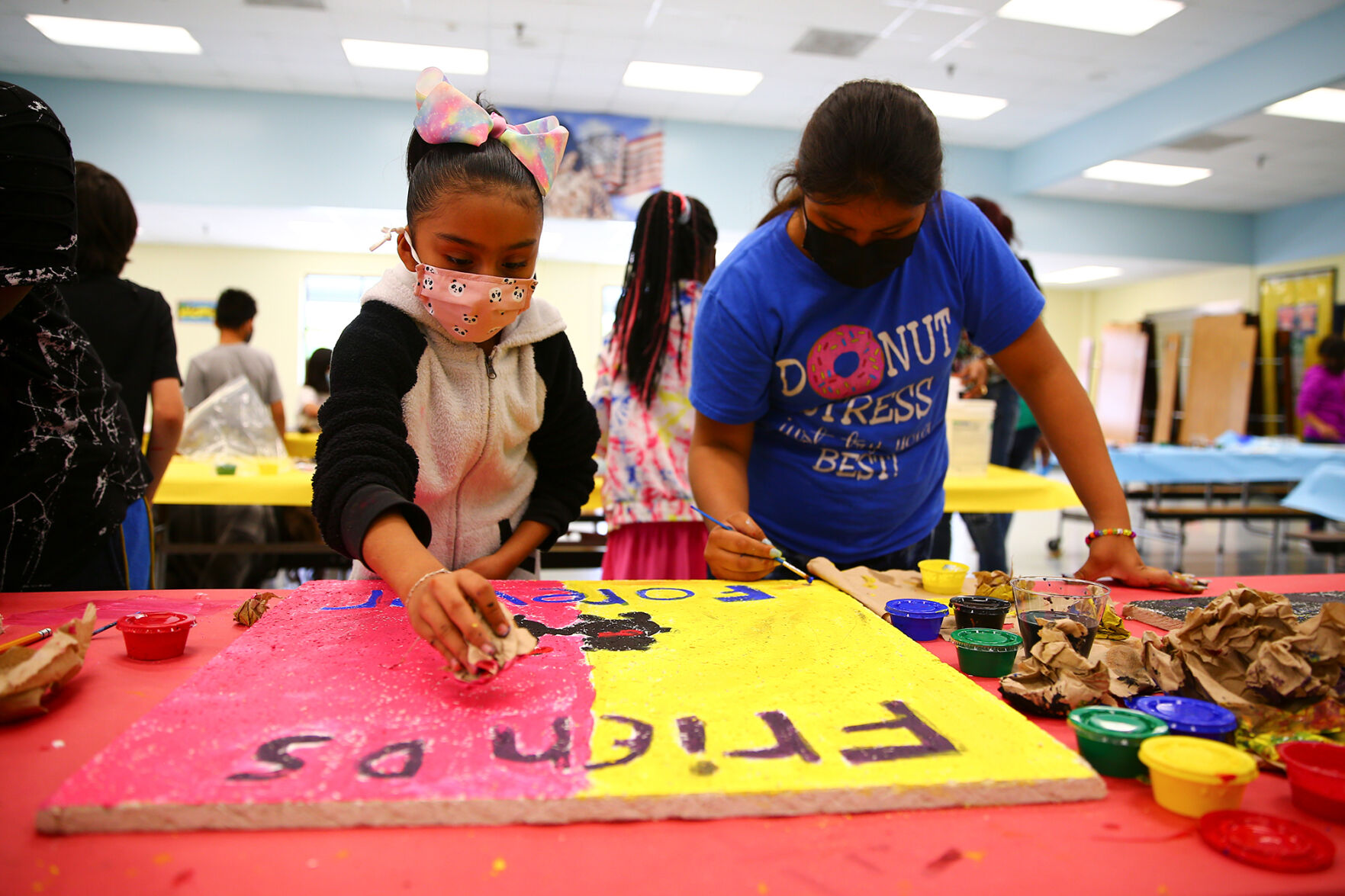 Fannin Elementary Ceiling Tile Painting